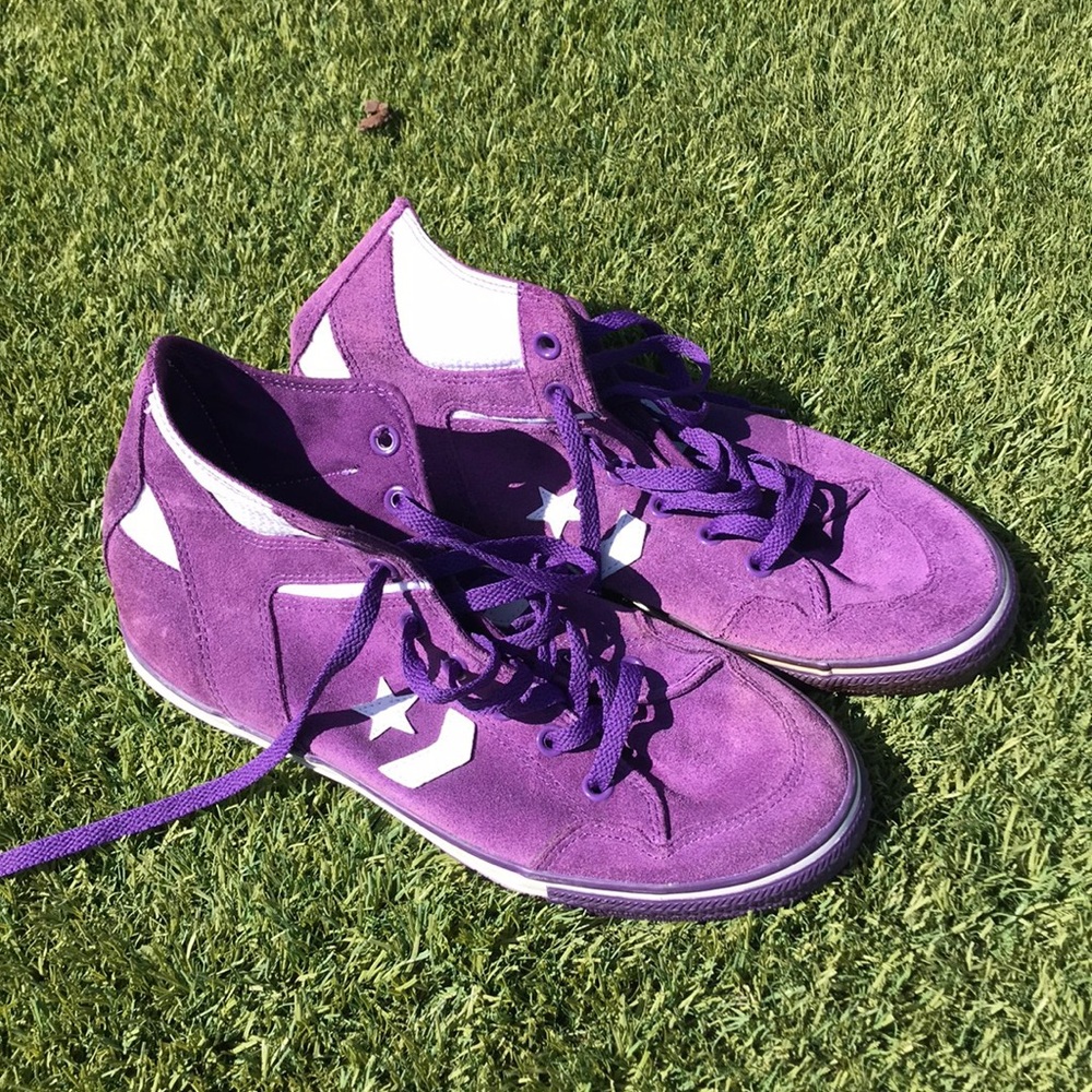 Used Suede Converse Sneakers